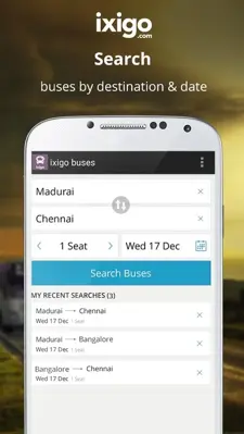 ixigo buses android App screenshot 2